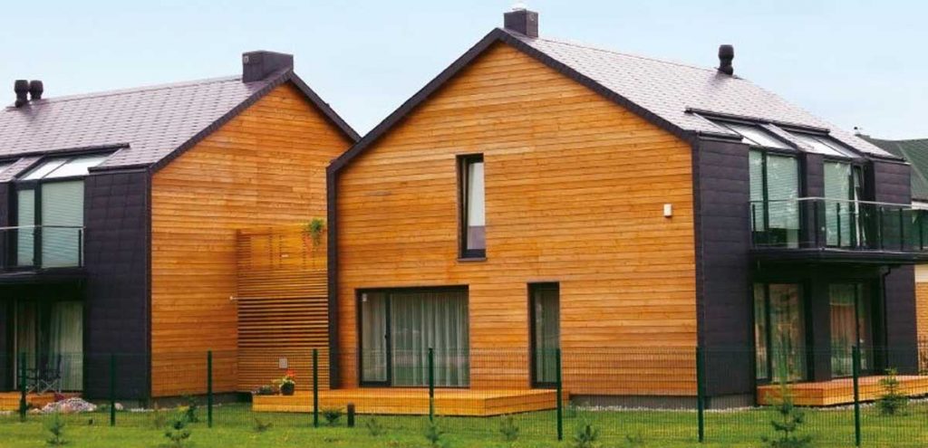 bardage en bois des maisons bois