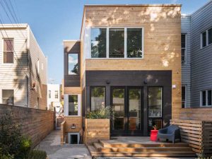 Une maison de ville à ossature bois - BFDO Architects