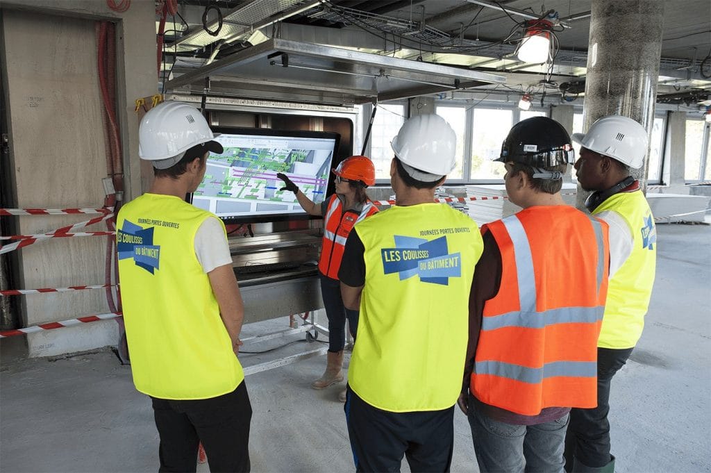 les coulisses du batiment