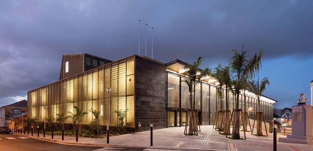 Palais de justice Pointe-à-Pitre, en Guadeloupe