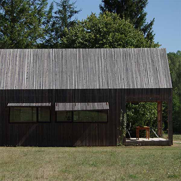 maison en pierre et son extension bois