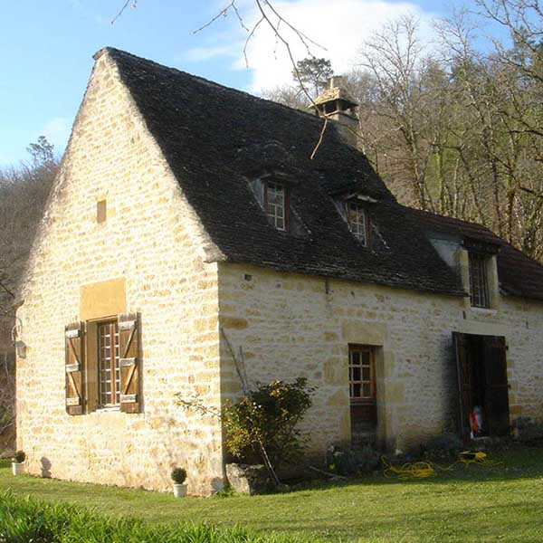 maison au pierre avec extension boisprès de Bordeaux