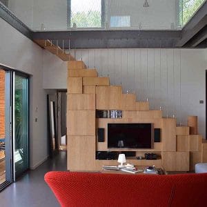 escalier en bois design