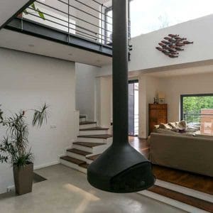 extension à ossature bois sur une maison de ville à Paris