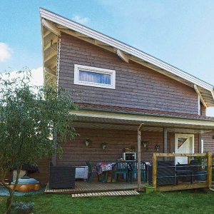 maison en madriers contrecollés Kontio dans le Haut-Rhin