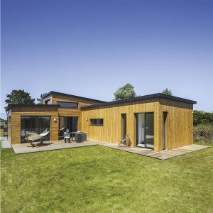 maison cubique en ossature bois Finistère