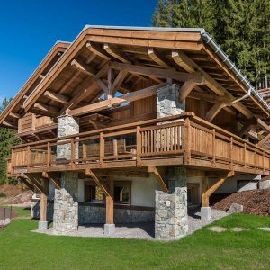 chalet bois authentique et famille