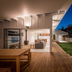 Maison bois originelle en bois en Australie