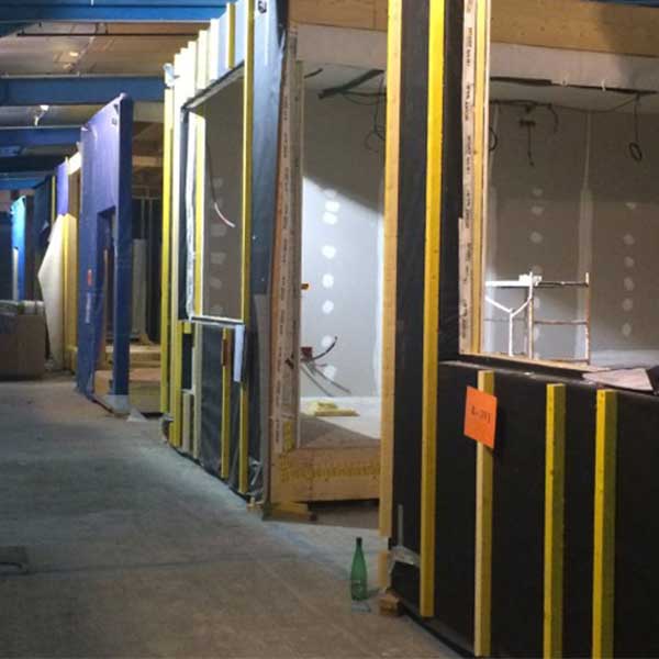 Exemples de modules bois développés par Leco © Leco