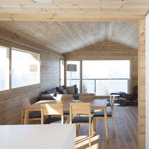 chalet bois en Suisse