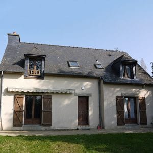 Maison bois avec extension en Red Cedar - Quinze Architecture
