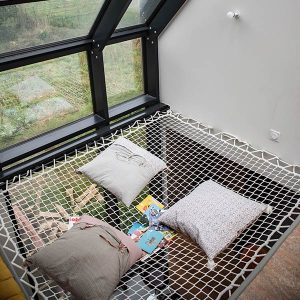 hamac au-dessus du salon
