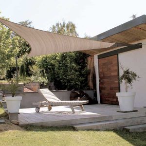 terrasse en bois d'une maison bois
