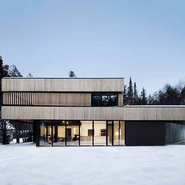Maison bois sur les rives du lac - ACDF Architecture
