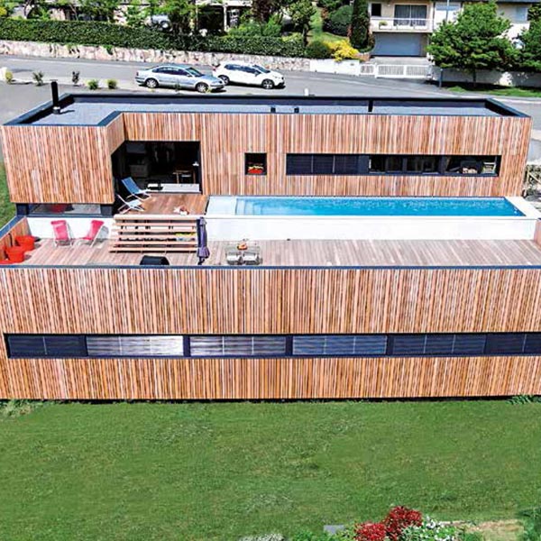 Maison en ossature bois originale - Hugues Tournier