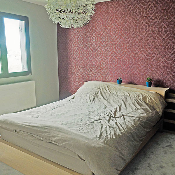 chambre des parents en bois