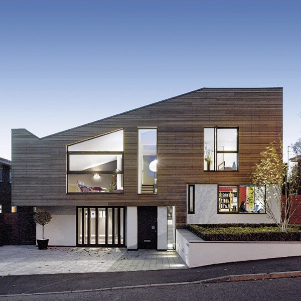 maison bois atypique rénovée