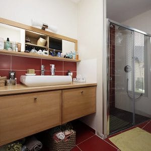 salle de bains en bois