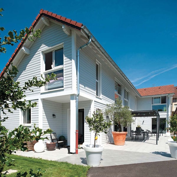 maison à ossature bois contemporaine par SCMC