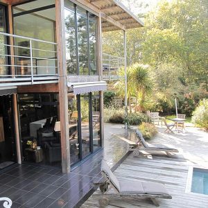 Maison à ossature bois avec piscine en Region Nouvelle Auqitaine