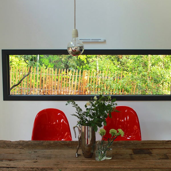 aménagement intérieur d'une maison en bois en Pays de la Loire