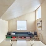 aménagement intérieur d'une maison en bois en Norvège