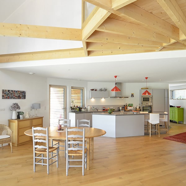 Maison polygonale en ossature bois - La Maison de Cèdre
