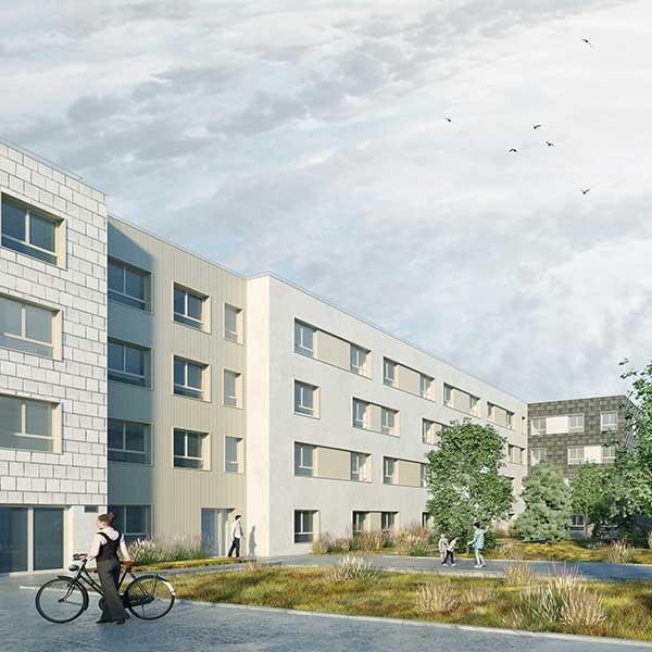 module bois pour un foyer de travailleurs près à Paris