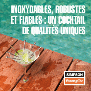Les fixations vis et pointes pour le bois Simpson Strong-Tie © Simpson Strong-Tie