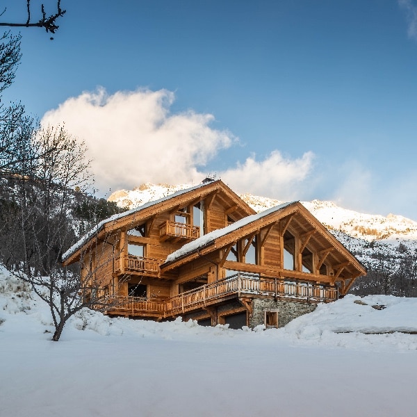 Un chalet en bois dans les Hautes-Alpes 