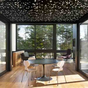 Aménagement intérieur de la maison bois tryptique au canada