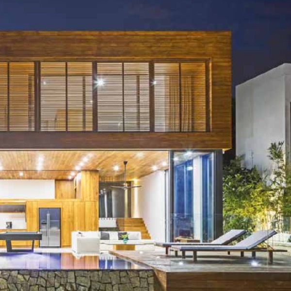 Une villa exotique au Vietnam façade