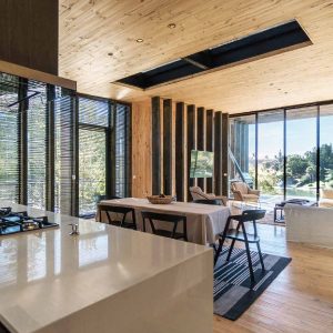 Une villa harmonieuse au Chili salle à manger