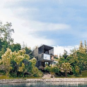 Une villa harmonieuse au Chili façade