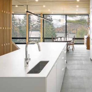 Une villa moderne au Canada cuisine