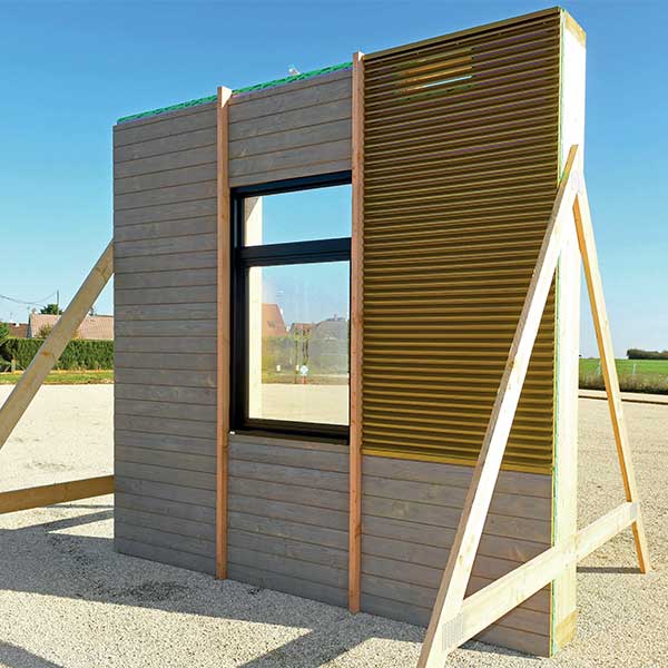 Le panneau ossature bois pour murs porteurs Defentex - © Siniat