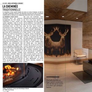 Un extrait du chauffage au bois : notre guide pratique pour aider les particuliers © Architecture Bois Magazine
