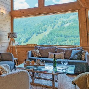 Chalet bois made in France salon