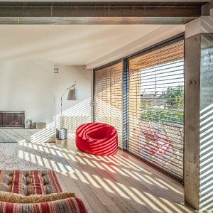 Extension en bois épurée intérieur