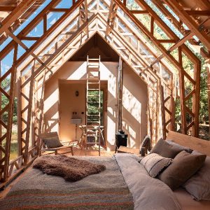 Un chalet en kit chambre