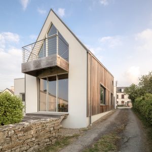 Une maison en bois hybride façade 2