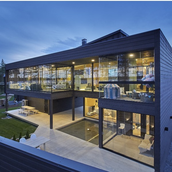 Une villa lumineuse en Finlande