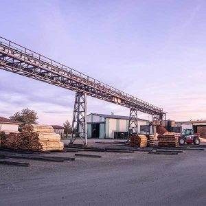 L'usine de production de Pin maritime de Sogy Bois dans les Landes - groupe Abso Bois