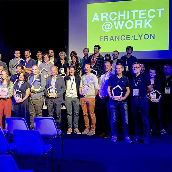 Les lauréats 2022 du prix régional de la construction bois en Auvergne-Rhône-Alpes © Fibois Auvergne-Rhône-Alpes