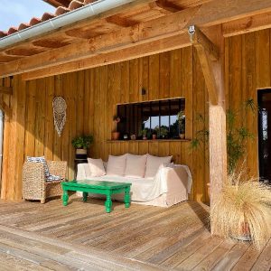 Maison traditionnelle d'Arcachon salon extérieur