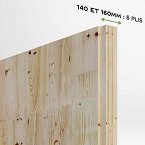 Le panneauCLT Hexakit de Piveteaubois a été présenté sur le Carrefour international du bois à Nantes en 2022