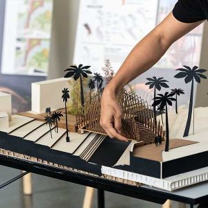 Projet pavillon pont en bois © Concours Archibois 2022