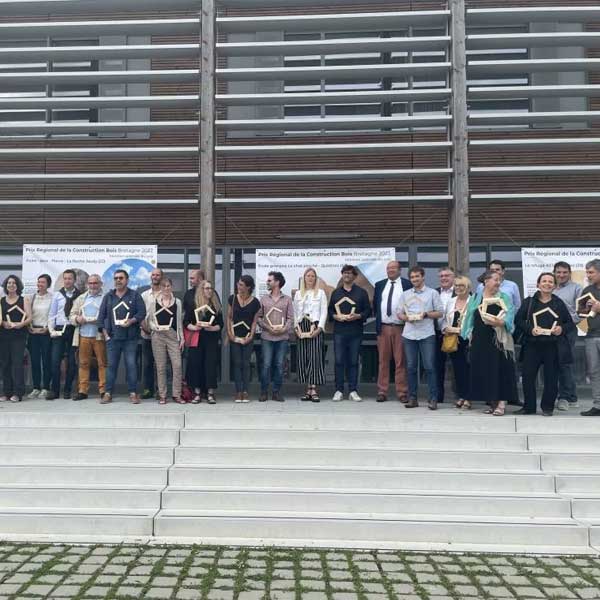 Les lauréats du prix régional de la construction bois Bretagne 2022