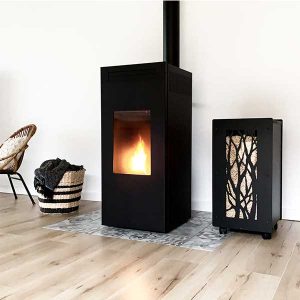 Comment stocker le combustible bois ? Avec un meuble de rangement Granulebox