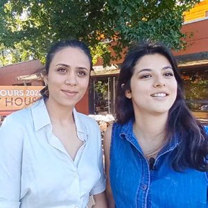 Les deux architectes finalistes Hajer Ayari et Syrine Chouk du concours Tiny Houses 2022